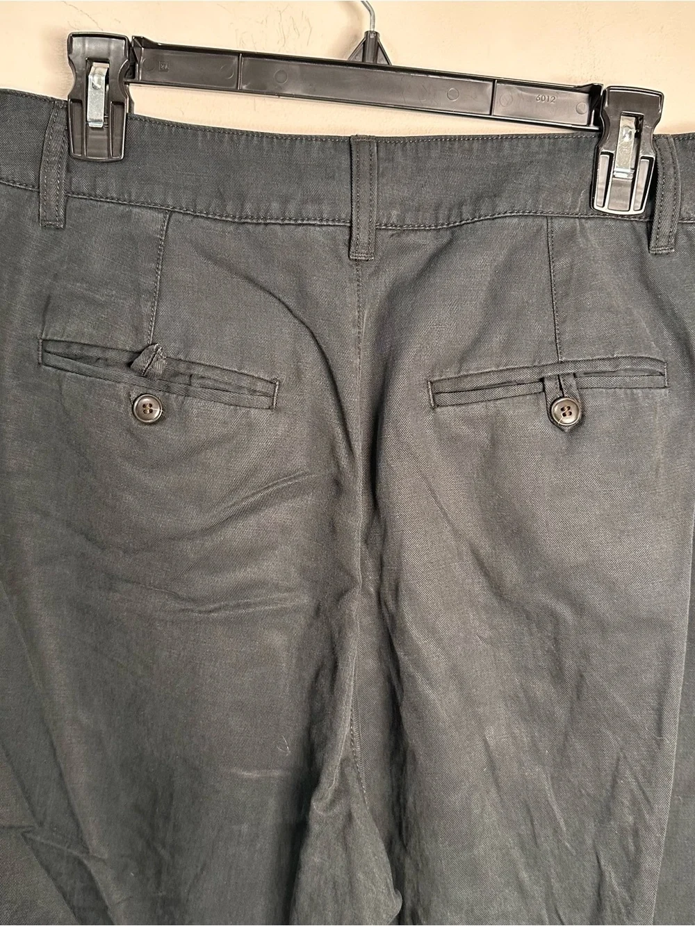 Madewell Harlow Wide Leg Trouser Pants Women Size 8P Navy